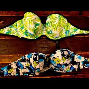 Choice of strapless bikini top***